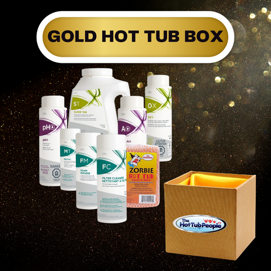 Gold Hot Tub Supplies Box