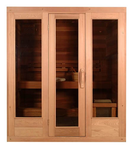 Load image into Gallery viewer, SAUNACORE™ Traditional Classic Style Full Glass Front Sauna
